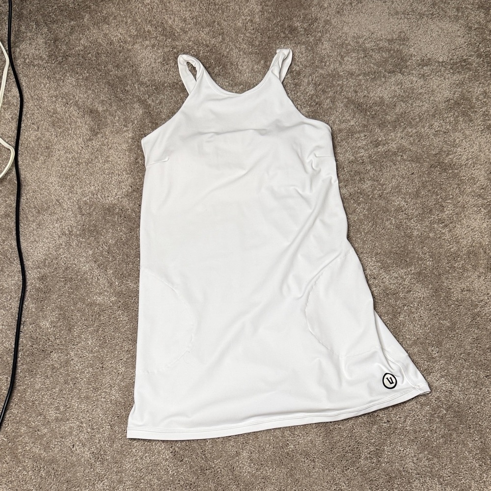 Vuori White Sleeveless Dress